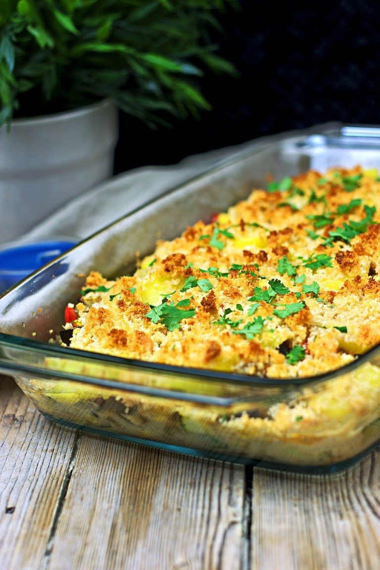 Vegan Potato Casserole Contentedness Cooking