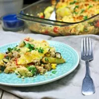 Vegan Potato Casserole #vegan #casserole | contentednesscooking.com