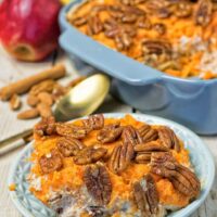 Sweet Potato Casserole | #vegan #clutenfree #contentednesscooking