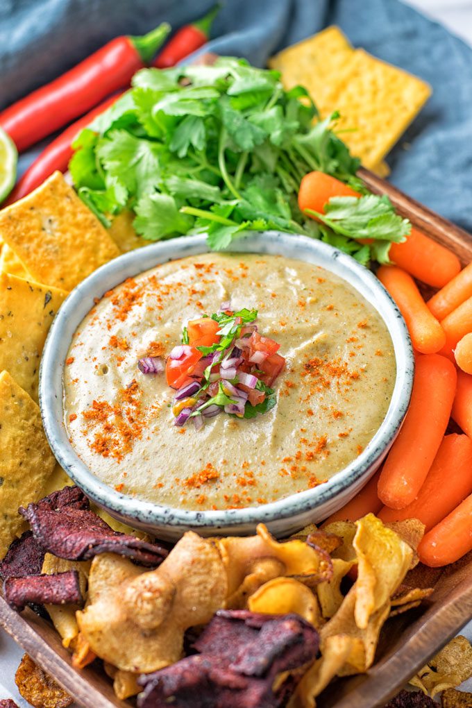 Mexican Cheese Dip [vegan, gf] - Contentedness Cooking