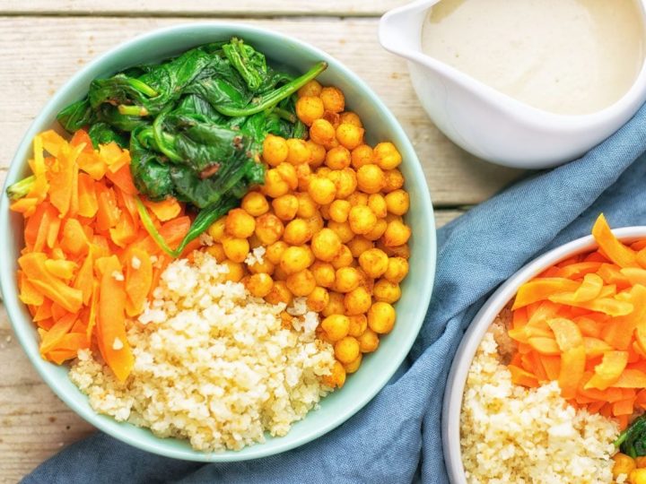 Cauliflower Rice Buddha Bowl Contentedness Cooking