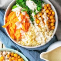 Cauliflower Rice Buddha Bowl | #vegan #glutenfree #contentednesscooking