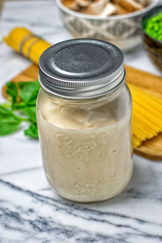 Spicy Tahini Pasta Sauce - Contentedness Cooking