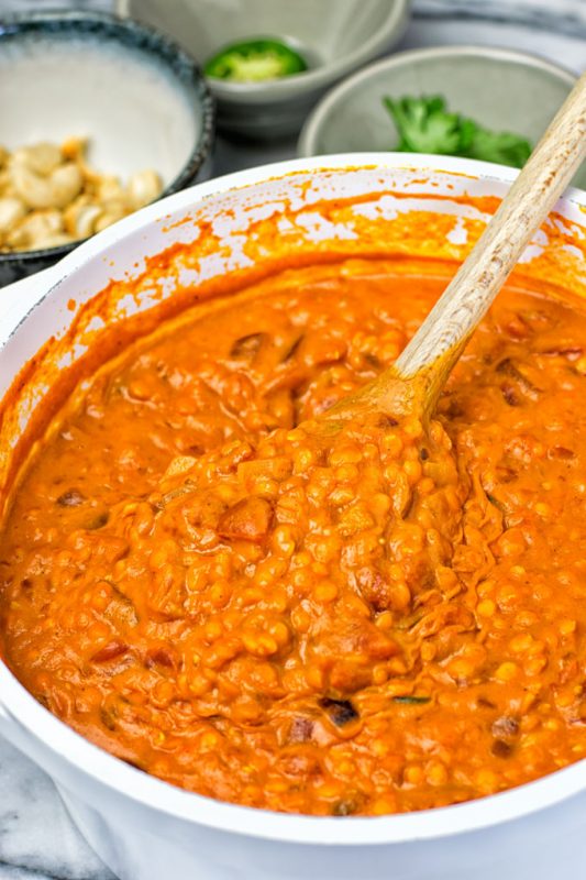 One Pot Red Lentil Dal Contentedness Cooking