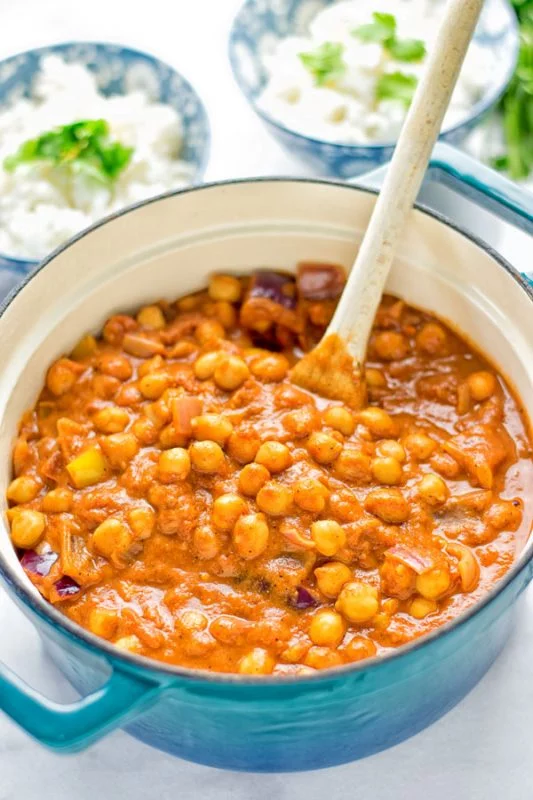 Chickpea Tikka Masala | #vegan #glutenfree #contentednesscooking