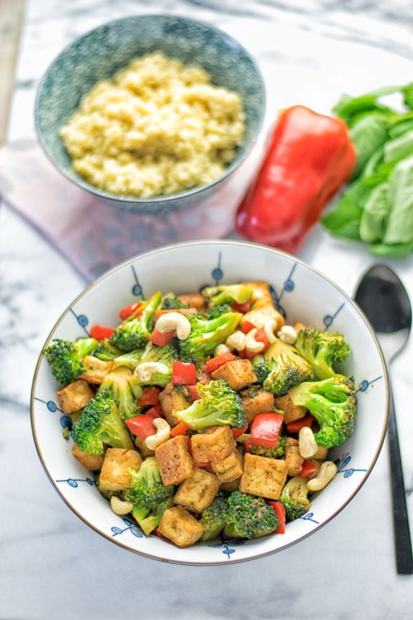 Chinese 5 Spice Tofu Stir Fry - Contentedness Cooking