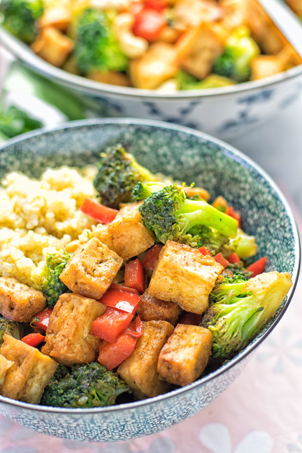 Chinese 5 Spice Tofu Stir Fry - Contentedness Cooking