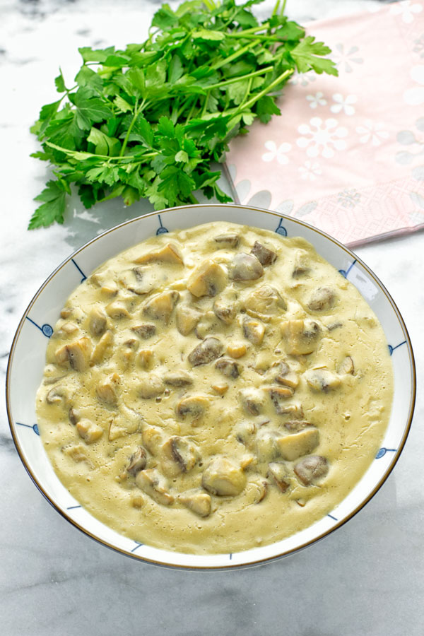 Vegan Mushroom Stroganoff Contentedness Cooking