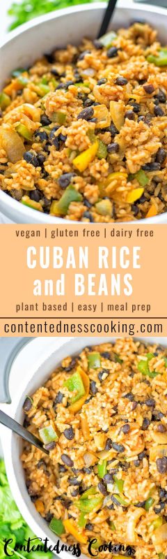 Cuban Rice and Beans - Contentedness Cooking