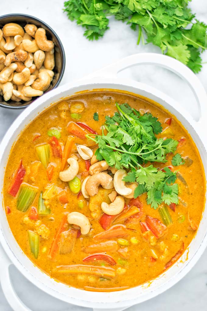 Vegetable Korma (easiest one pot curry ever) - Contentedness Cooking