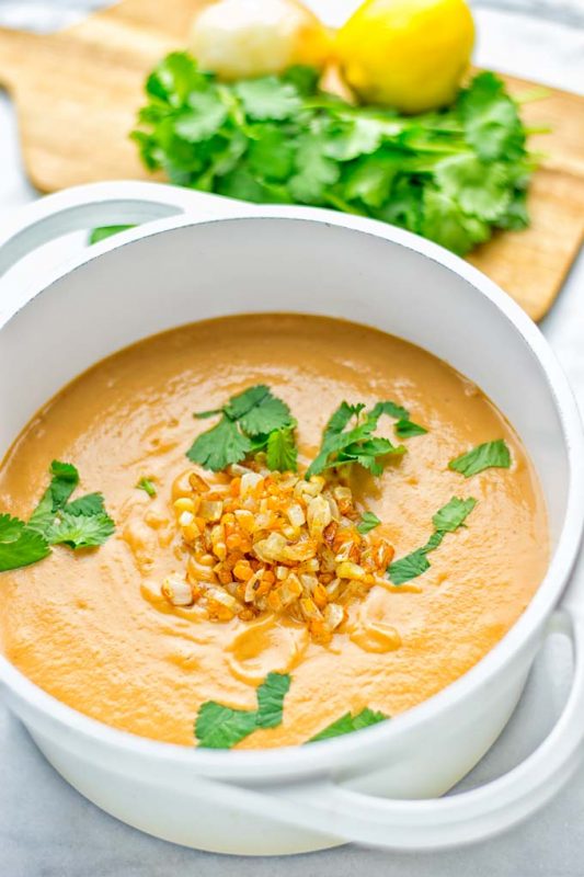 Egyptian Red Lentil Soup - Contentedness Cooking