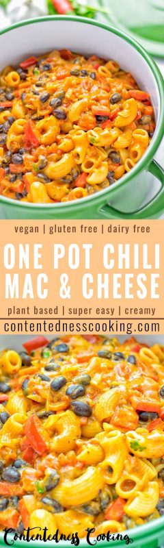 One Pot Chili Mac and Cheese - Contentedness Cooking