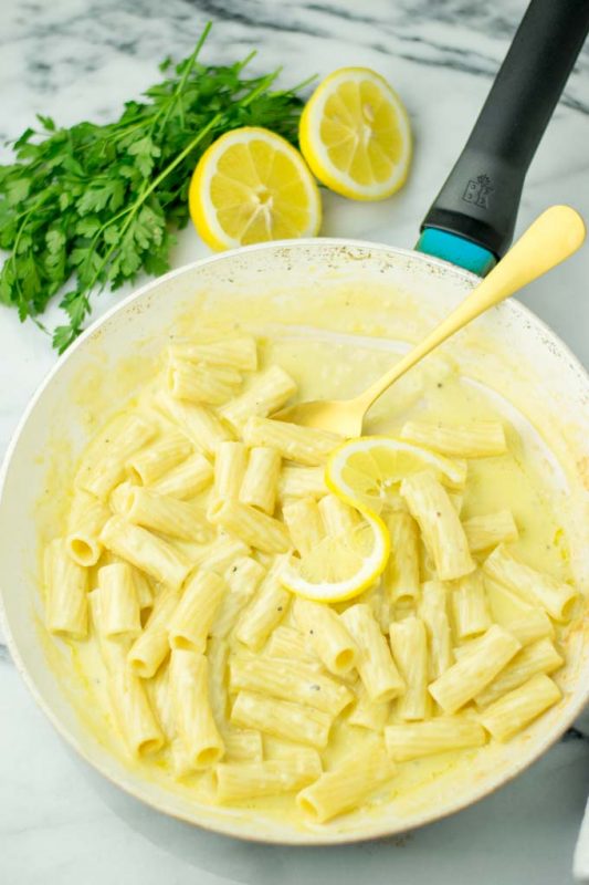 Lemon Pasta Sauce [vegan] Contentedness Cooking