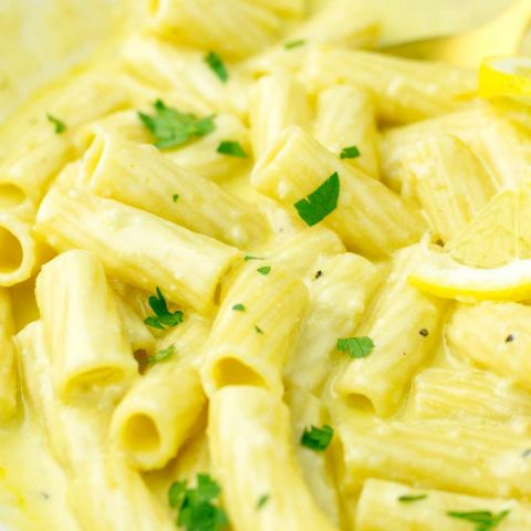 Lemon Pasta Sauce [vegan] - Contentedness Cooking