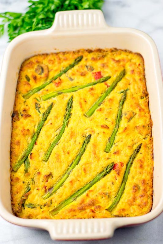 Asparagus Quiche [vegan] - Contentedness Cooking