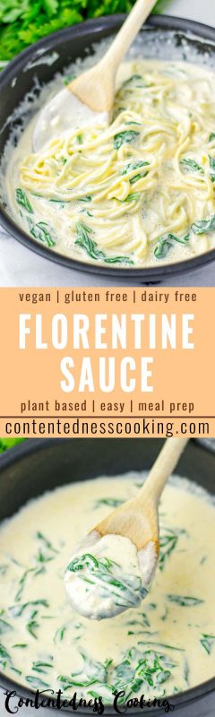 Florentine Sauce [vegan, gf] - Contentedness Cooking