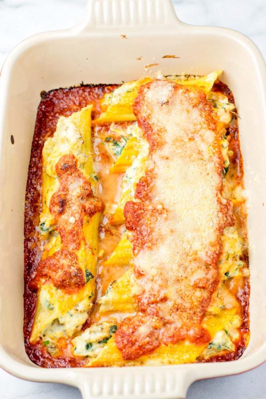 Manicotti Recipe [vegan] - Contentedness Cooking