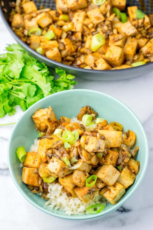 Mapo Tofu [vegan, easy] - Contentedness Cooking