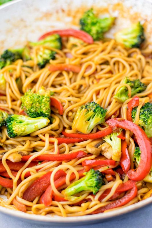 Stir Fry Noodles [vegan One Pot] Contentedness Cooking