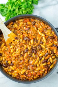 Cowboy Beans [vegan, gf] - Contentedness Cooking