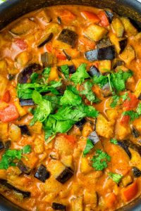 Eggplant Curry Recipe [vegetarian] - Contentedness Cooking