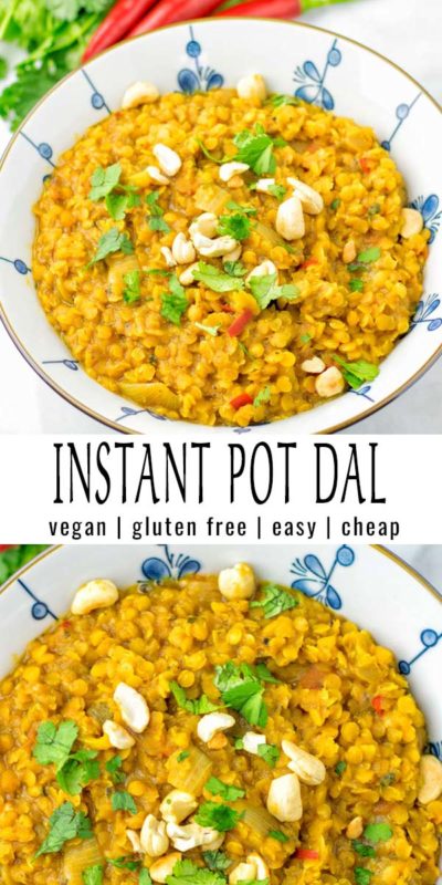 Instant Pot Dal [vegan, gf] - Contentedness Cooking