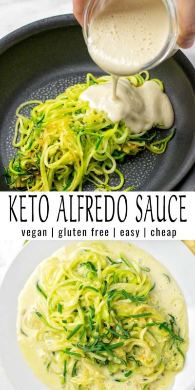 Keto Alfredo Sauce [vegan] - Contentedness Cooking