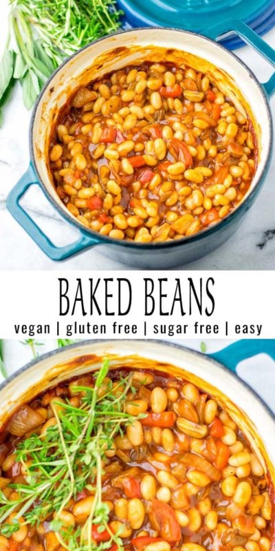 Baked Beans [vegan, sugar free] - Contentedness Cooking