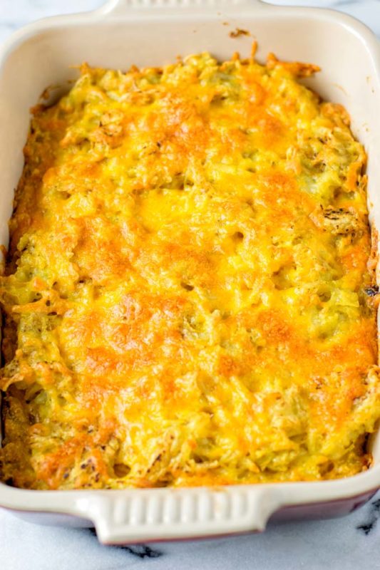 Hashbrown Casserole [vegan] - Contentedness Cooking