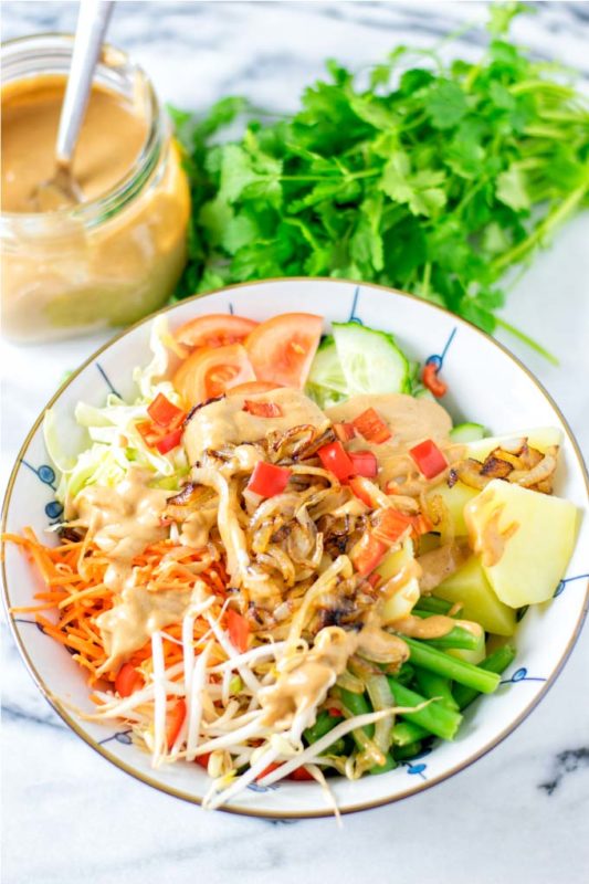 Gado Gado [vegan, budget friendly] - Contentedness Cooking