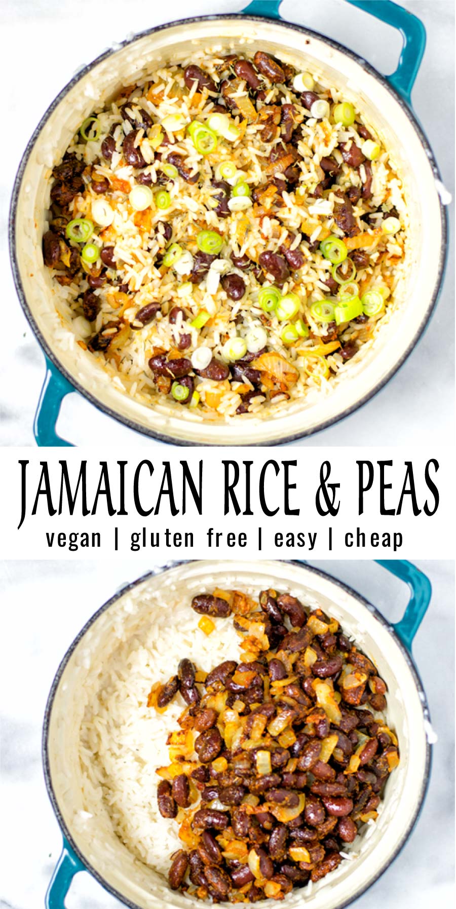 Jamaican Rice and Peas - Contentedness Cooking