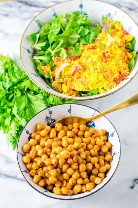 Roasted Chickpeas [easy] - Contentedness Cooking