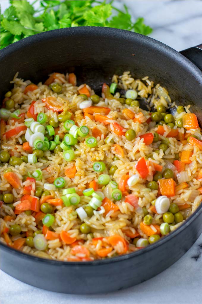 Veggie Fried Rice [vegan] - Contentedness Cooking