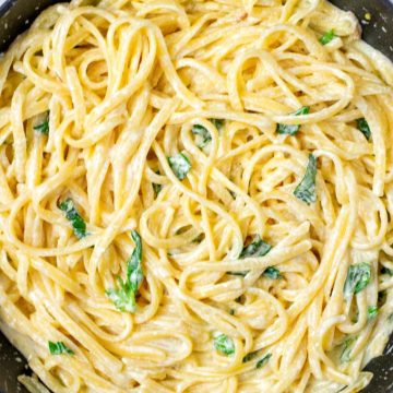 Creamy Lemon Pasta Recipe [easy, no cream, no butter] [10 minutes ...