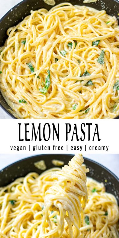 Creamy Lemon Pasta Recipe [easy, no cream, no butter] [10 minutes ...