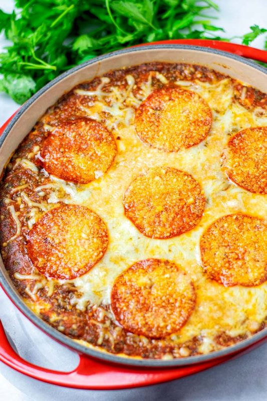 Pizza Dip [vegan, 25 minutes] - Contentedness Cooking