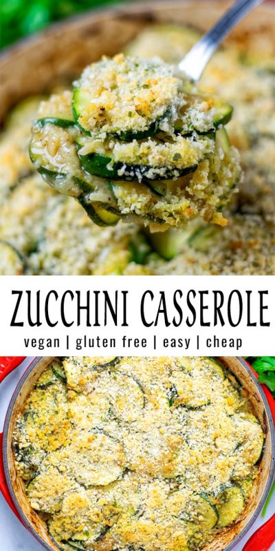 Zucchini Casserole [vegan] - Contentedness Cooking