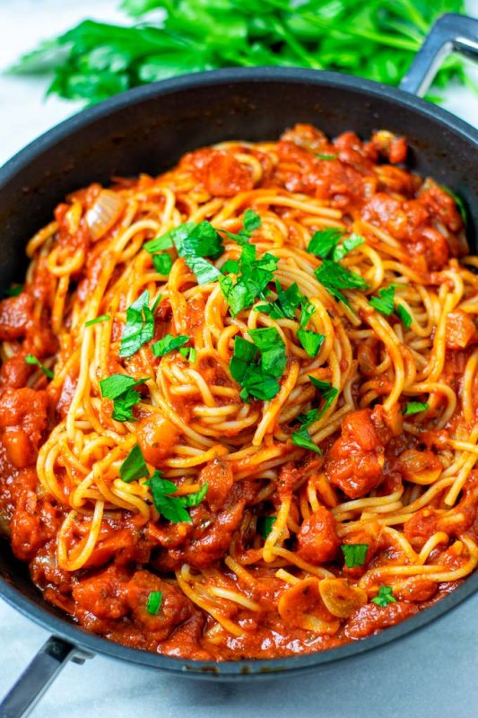 Spaghetti Sauce Recipe - Contentedness Cooking