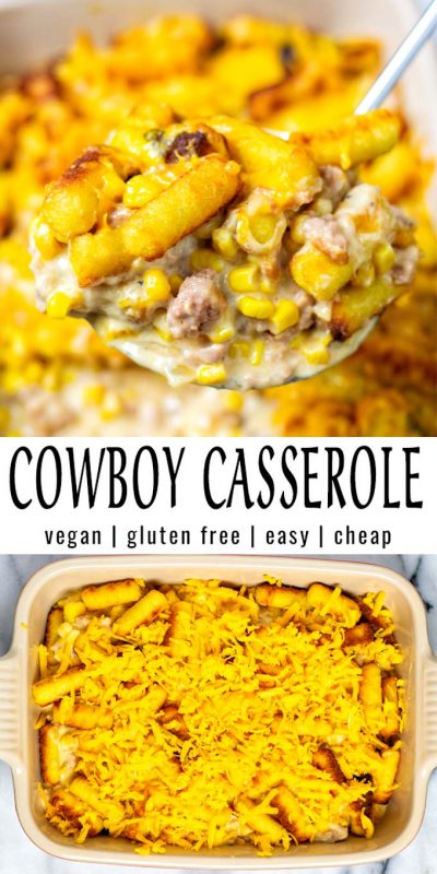 Cowboy Casserole [vegan] - Contentedness Cooking