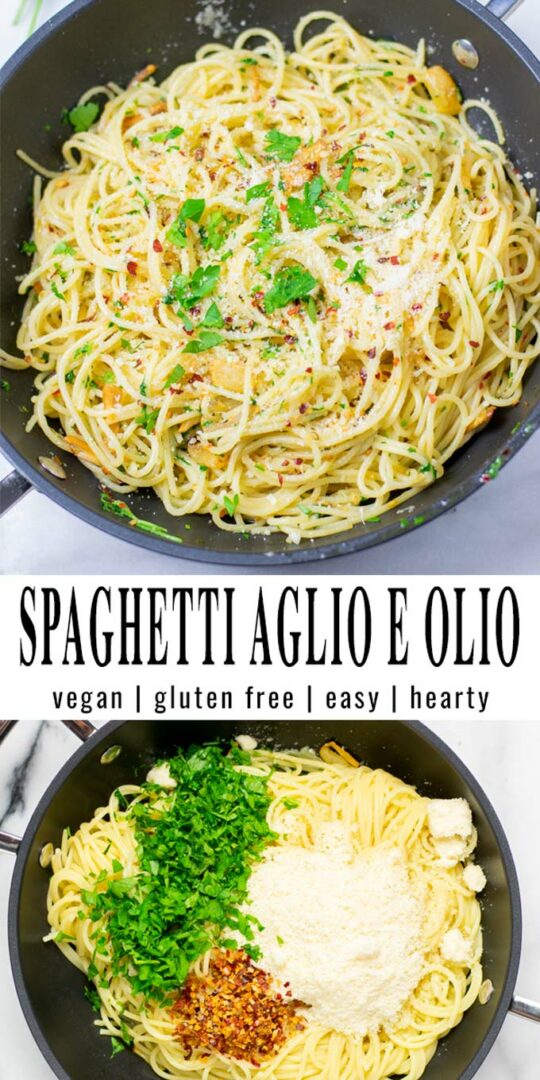 Spaghetti aglio e olio [vegan] - Contentedness Cooking