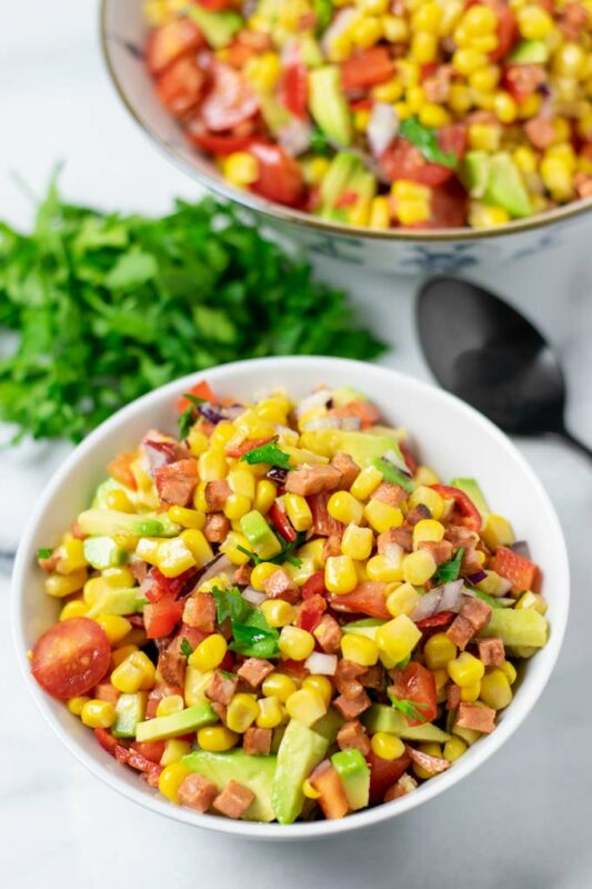 Corn Salad [vegan, easy] - Contentedness Cooking