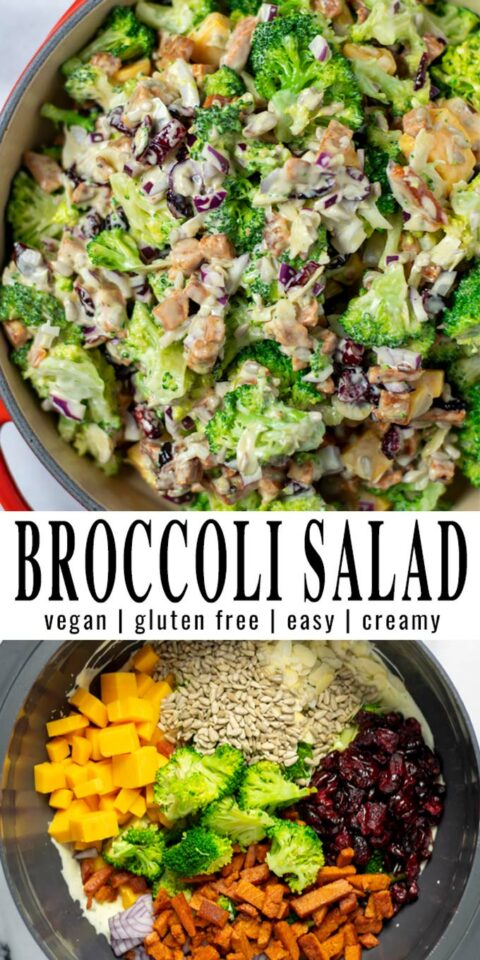 Broccoli Salad [easy, vegan] - Contentedness Cooking