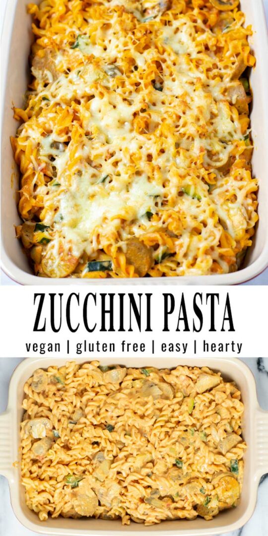 Zucchini Pasta [vegan, vegetarian] - Contentedness Cooking