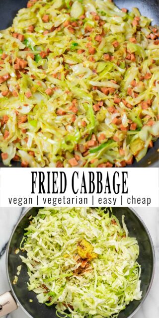 Fried Cabbage - Contentedness Cooking