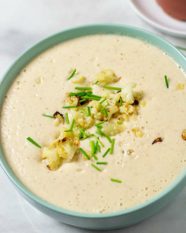 Roasted Cauliflower Soup - Contentedness Cooking