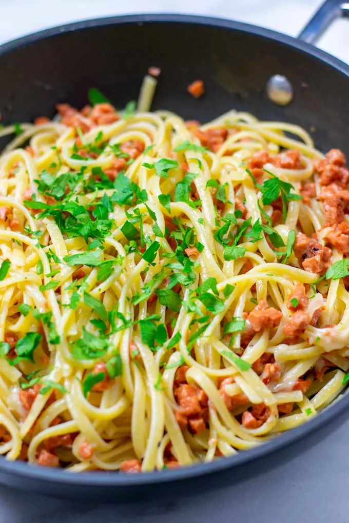 Bacon Pasta - Contentedness Cooking