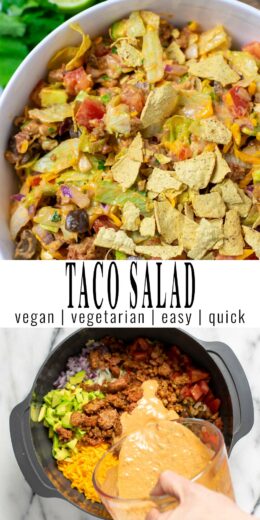 Taco Salad - Contentedness Cooking