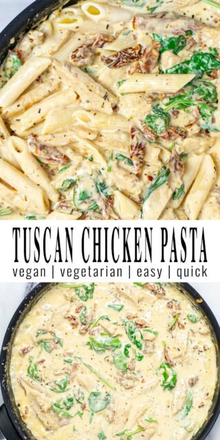 Tuscan Chicken Pasta - Contentedness Cooking
