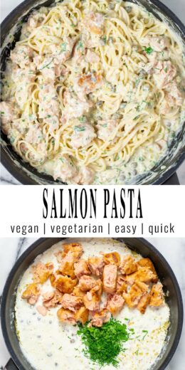 Salmon Pasta - Contentedness Cooking