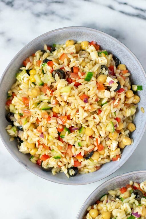 Orzo Salad - Contentedness Cooking